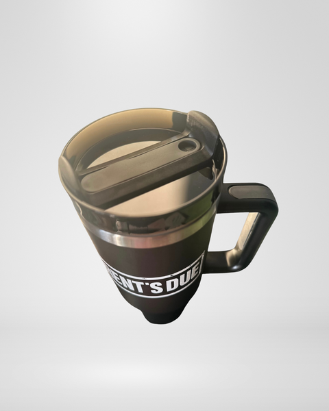 RENT'S DUE TRAVEL MUG